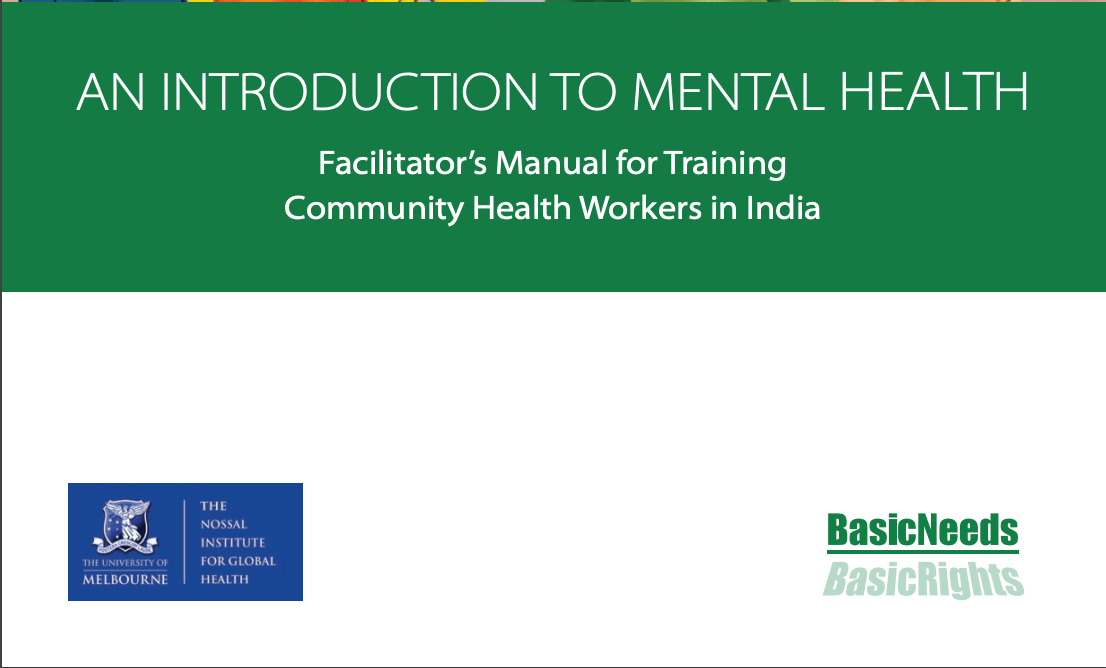 Community Mental Health Worker Manual